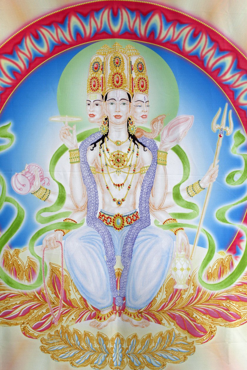 Datatreya Images Haridwar Indien af Unbekannt