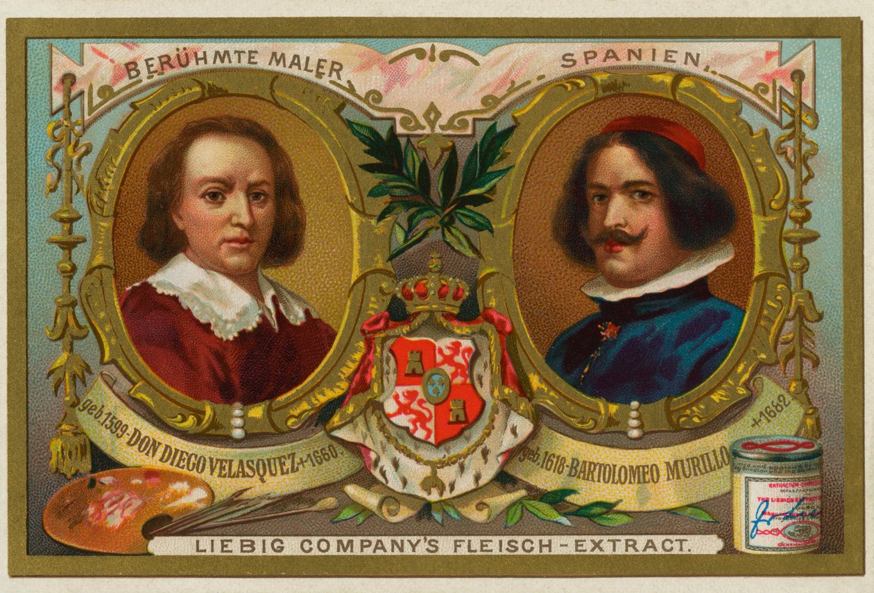 Don Diego Velasquez og Bartolmeo Murillo af Leopold Blonder