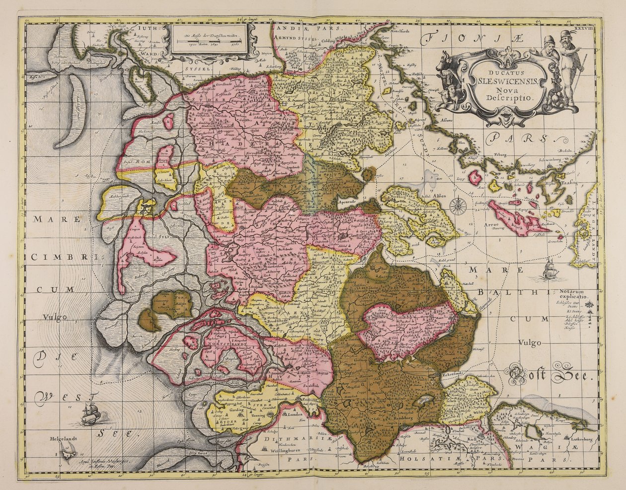 Ducatus Sleswicensis nova descriptio af Unbekannter Künstler