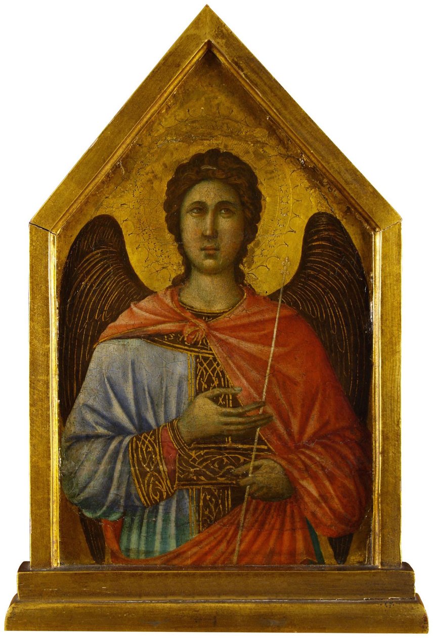 Duccio engel gabriel af Unbekannter Künstler