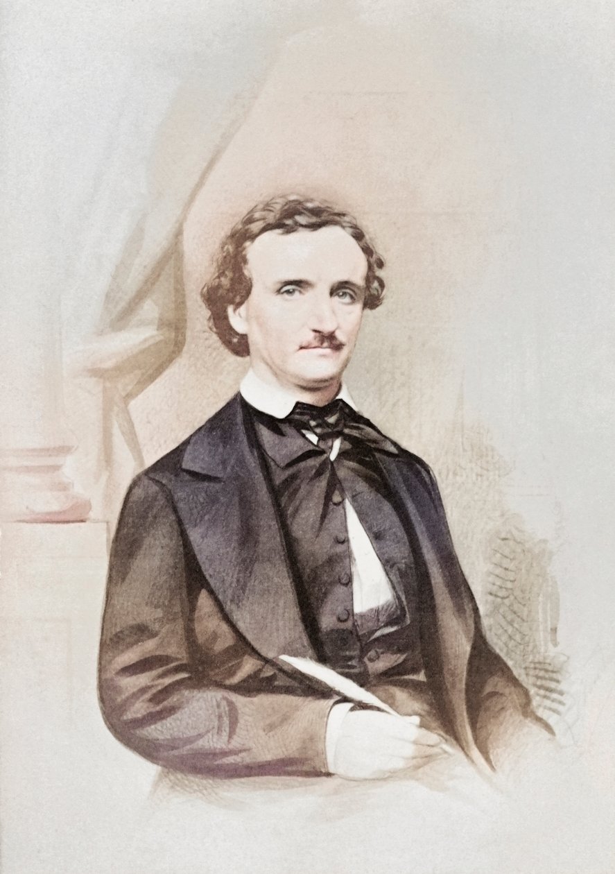 Edgar Allen Poe. 1800-tallet (foto) af Alec Hunter