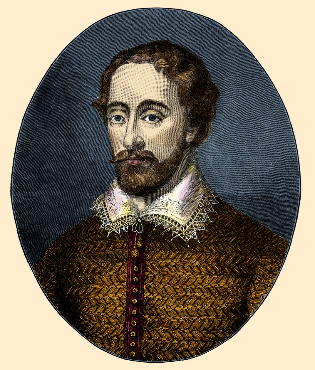Edmund Spenser af Unbekannter Künstler