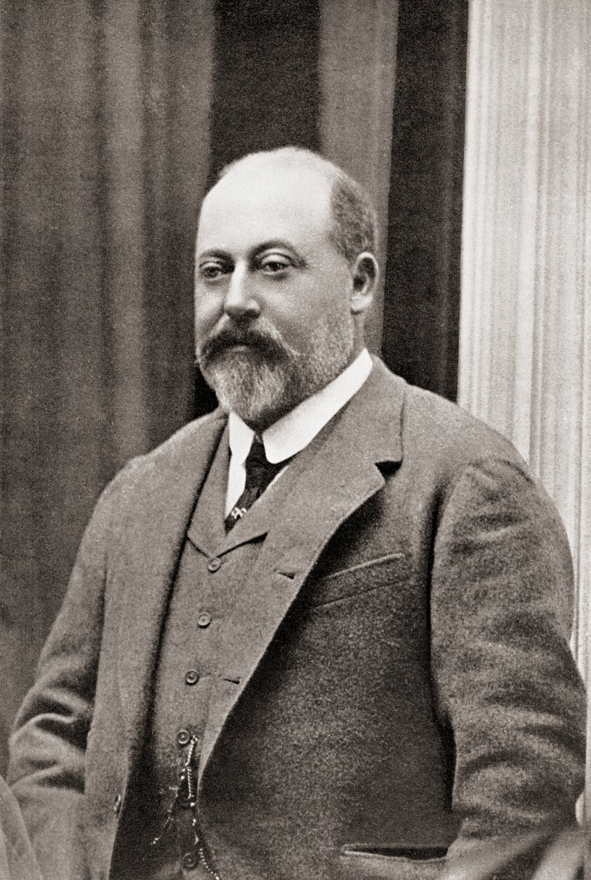 Edward VII, fra Auld Acquaintance Further Reminiscences, udgivet ca. 1929 (litho) af Unbekannt
