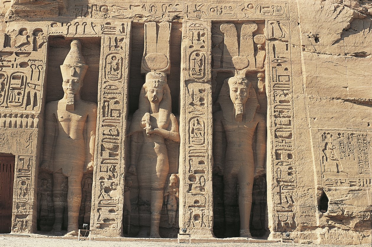 Egypten. Nubiske monumenter ved Abu Simbel (UNESCOs verdensarvsliste af William M. Timlin
