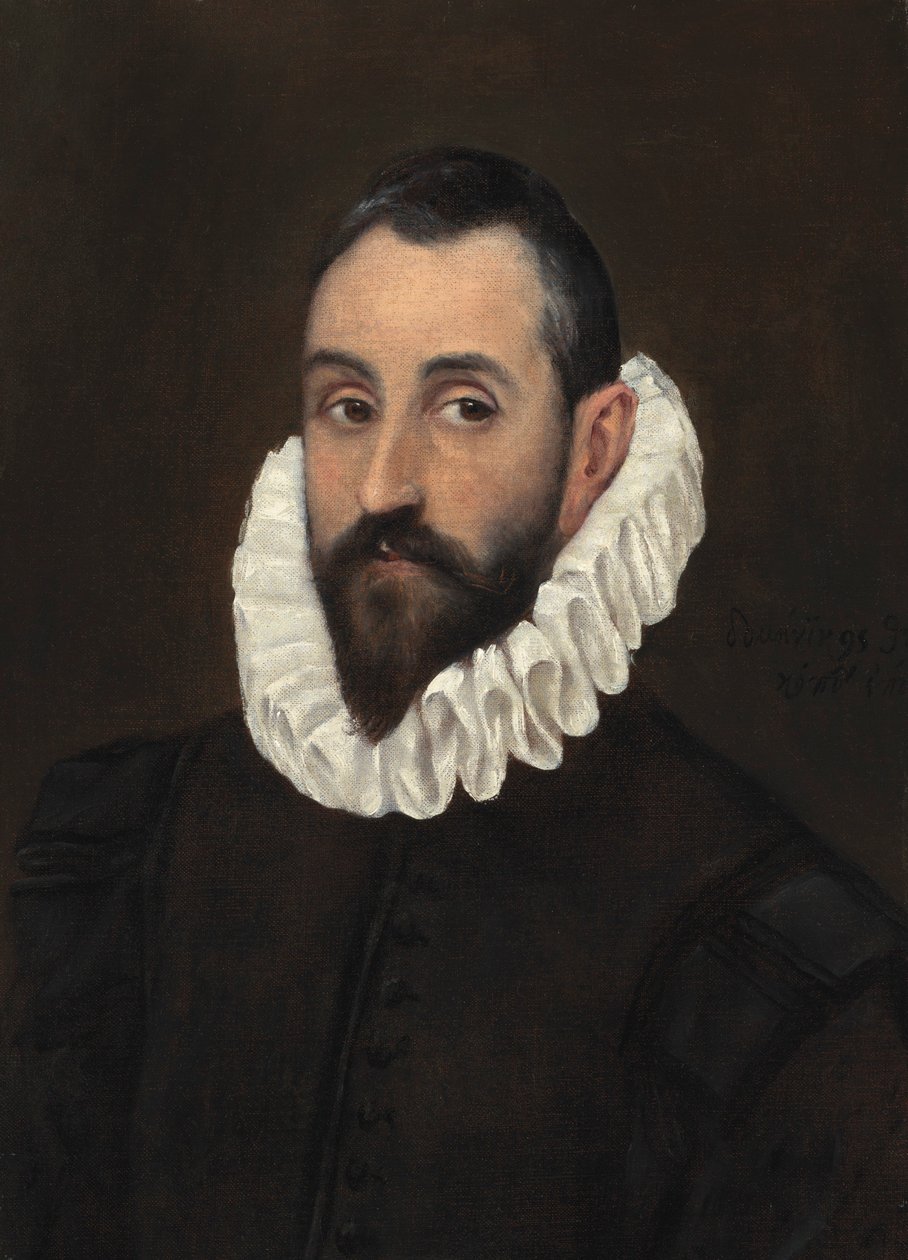 El Greco - Portræt af en gentleman 2020 NYR 18715 0026-102907 af Unbekannter Künstler