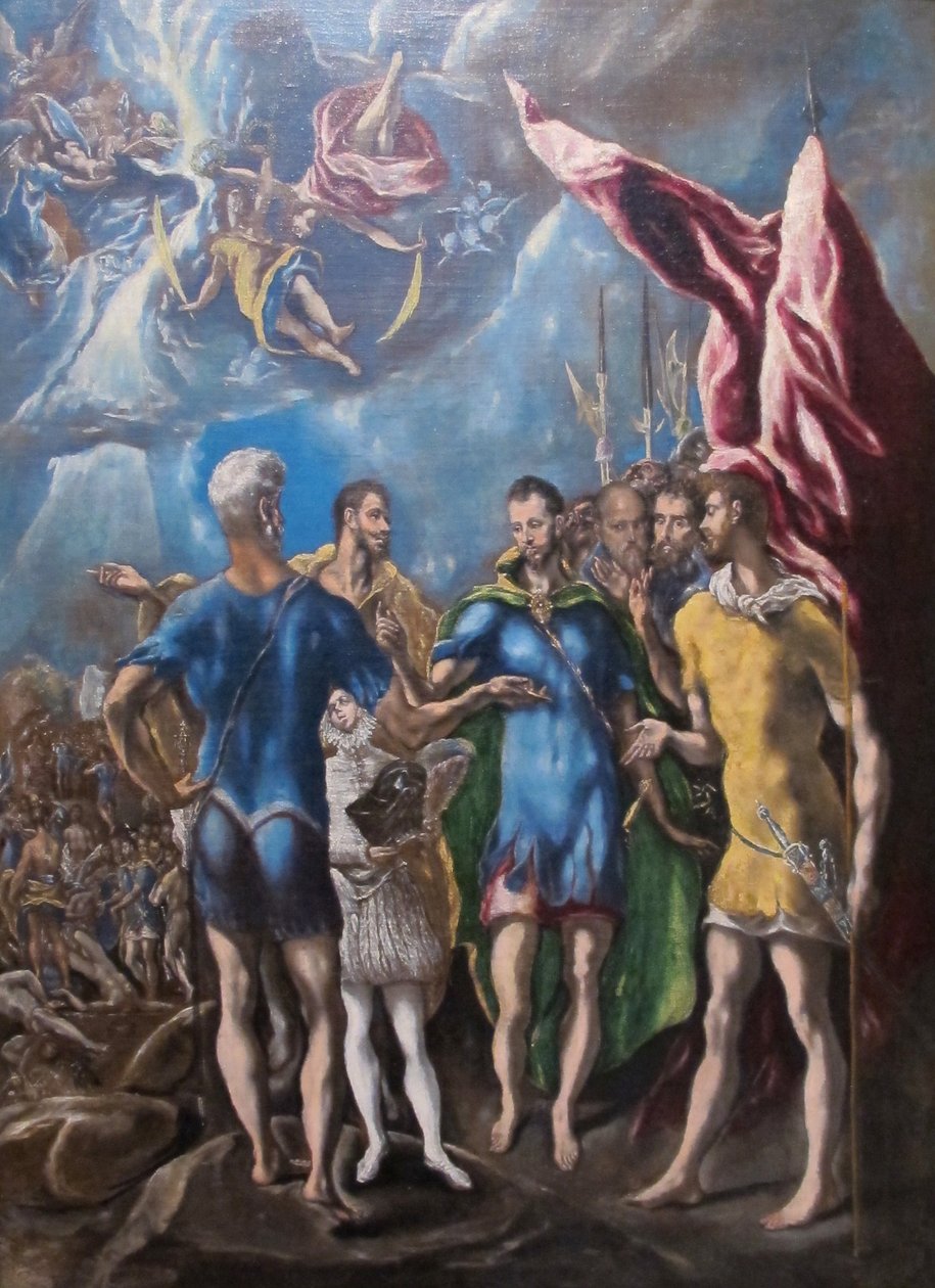 El Greco, Sankt Amurizios martyrium og den thebanske legion, 01 (beskåret) af Unbekannter Künstler