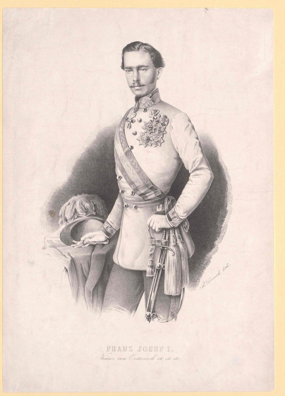 Kejser af Østrig Franz Joseph I af Unbekannter Künstler