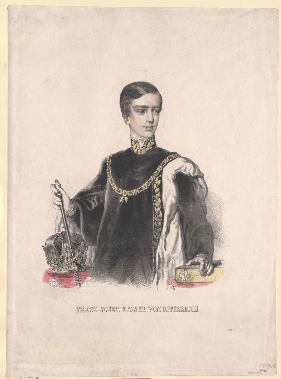 Kejser af Østrig Franz Joseph I af Unbekannter Künstler