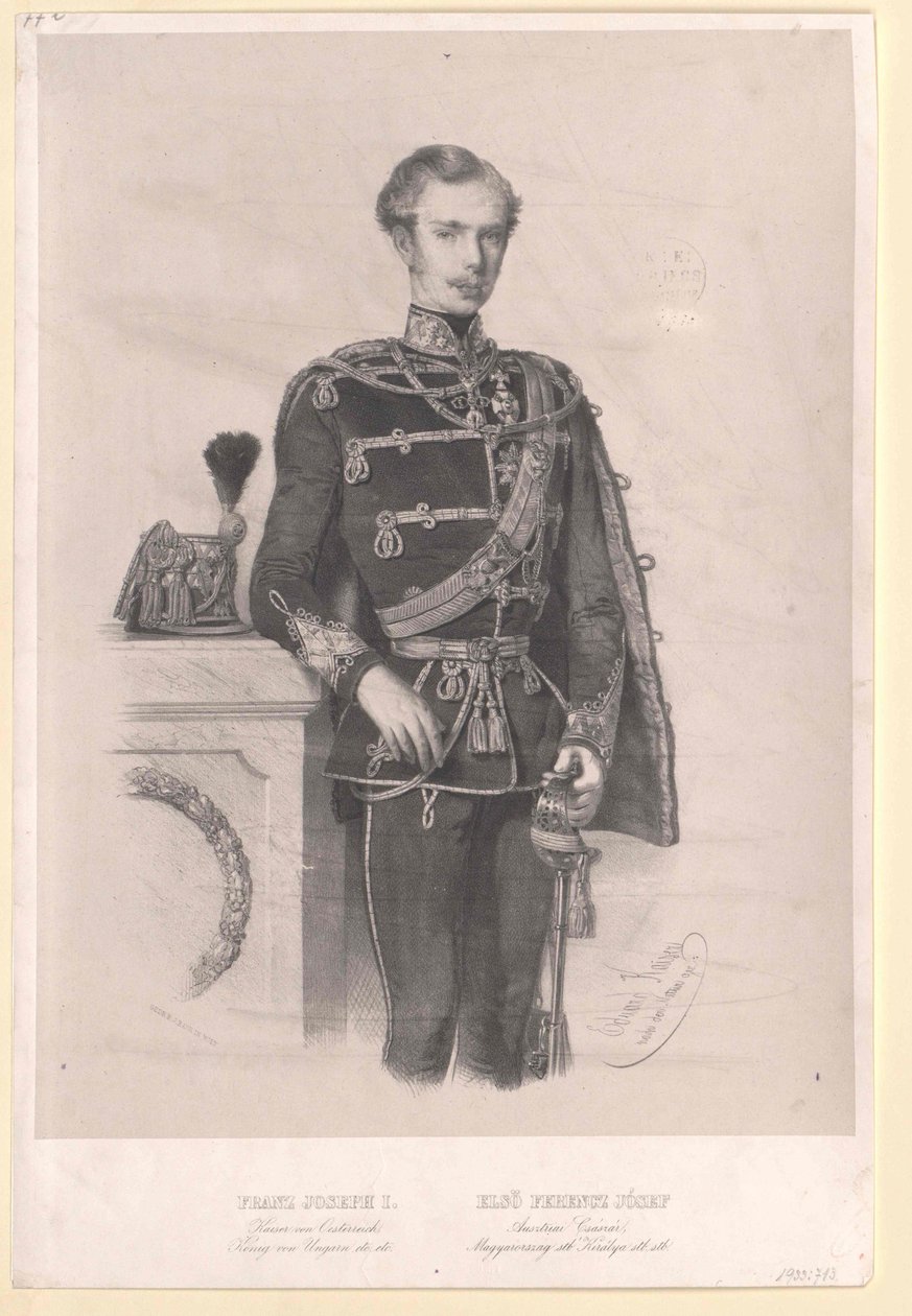 Kejser af Østrig Franz Joseph I af Unbekannter Künstler