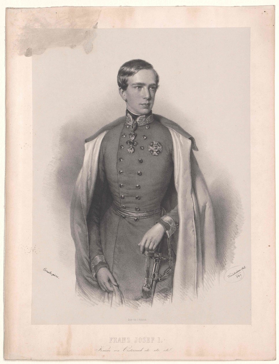 Kejser af Østrig Franz Joseph I af Unbekannter Künstler