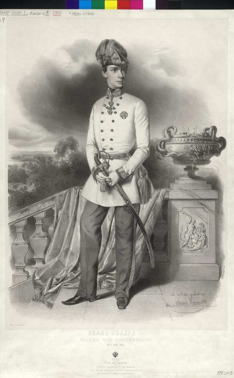 Kejser af Østrig Franz Joseph I af Unbekannter Künstler