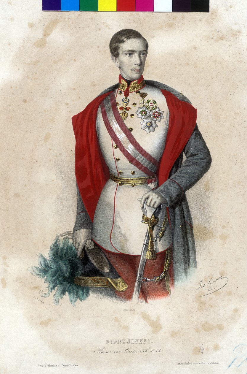 Kejser af Østrig Franz Joseph I af Unbekannter Künstler