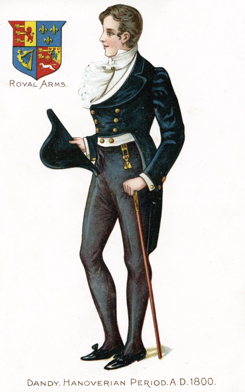 Englantilainen dandy 1800 af Unbekannter Künstler