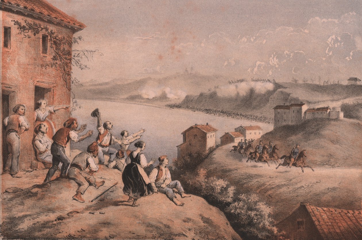 General Lamoricieres flugt, belejring af Ancona af William M. Timlin