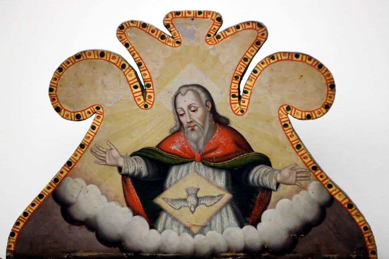 Evora Museum. Jesus og Helligånden. Portugal. af Benjamin Baud