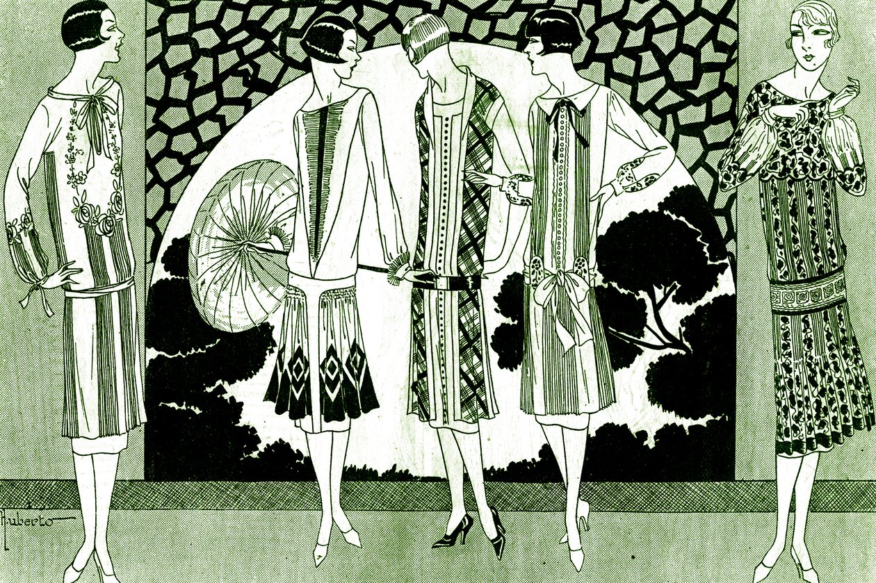 Mode: kjoler i maj 1925 af Unbekannter Künstler