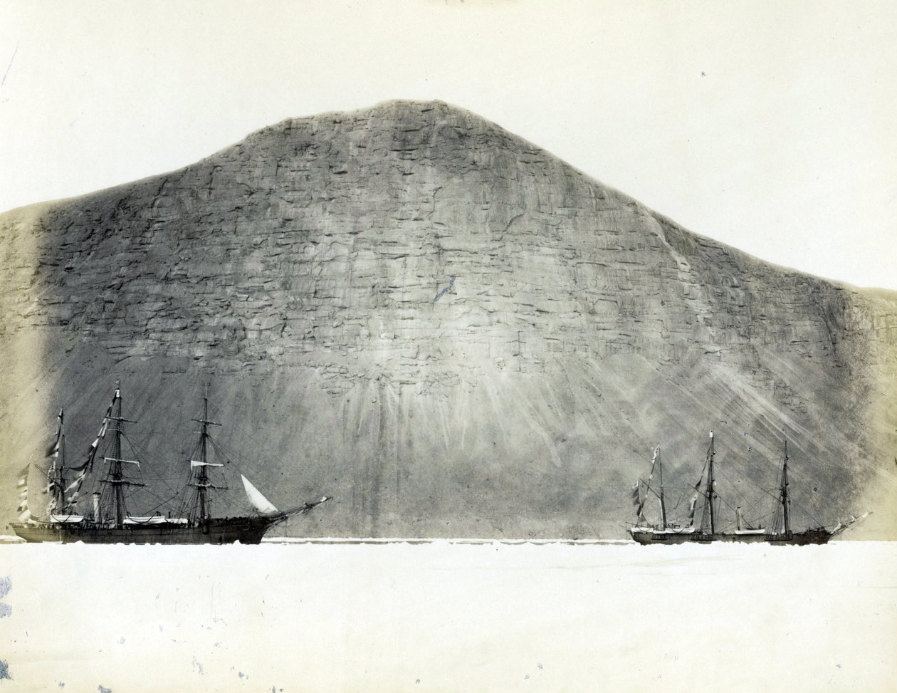 Hurtig fra isflage, under Cape Prescott, Franklin Pierce Bay (Canada) af Unbekannter Künstler