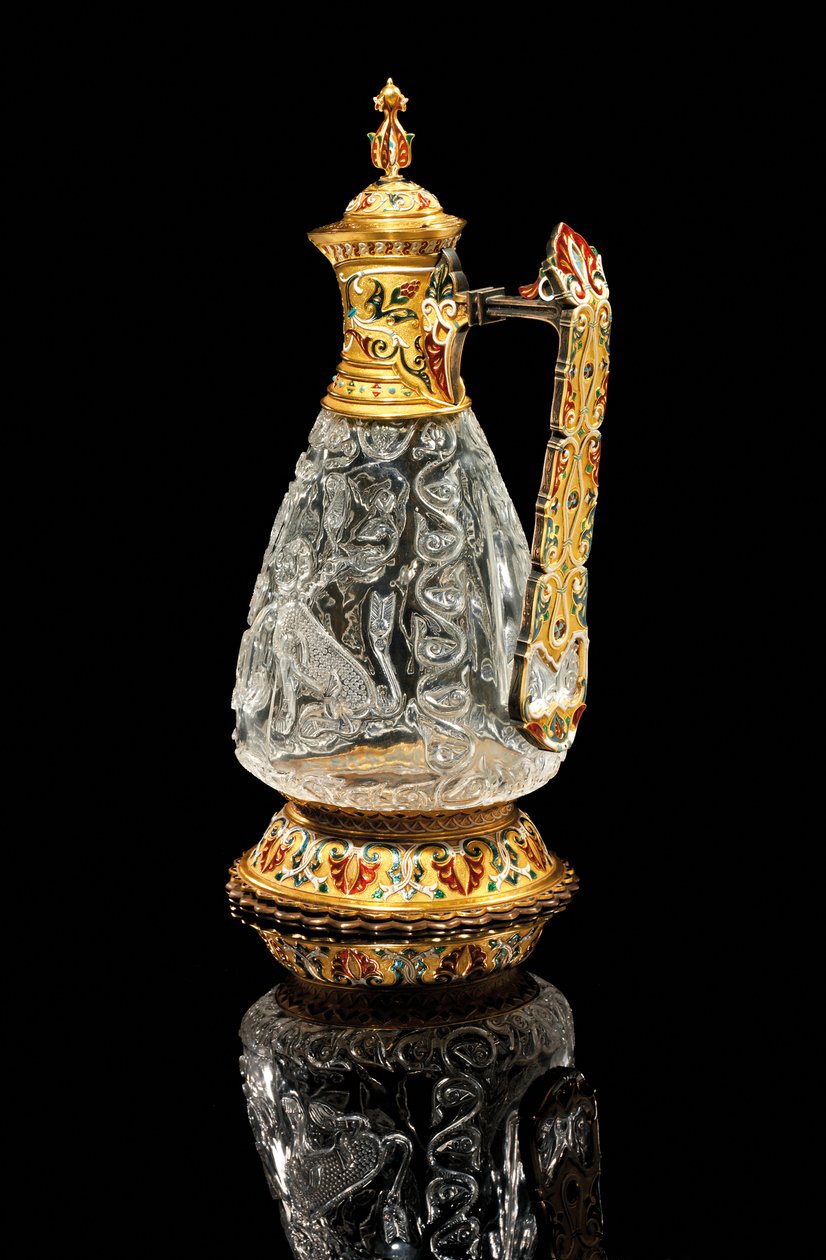 Fatimid ewer, Egypten, 975-1025, monteret af Jean-Valentin Morel, Sevres, 1854 af Unbekannt