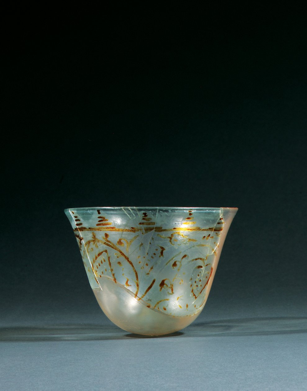Fatimid-glansmalet fragmentarisk kop, 10. - 11. århundrede af Unbekannt
