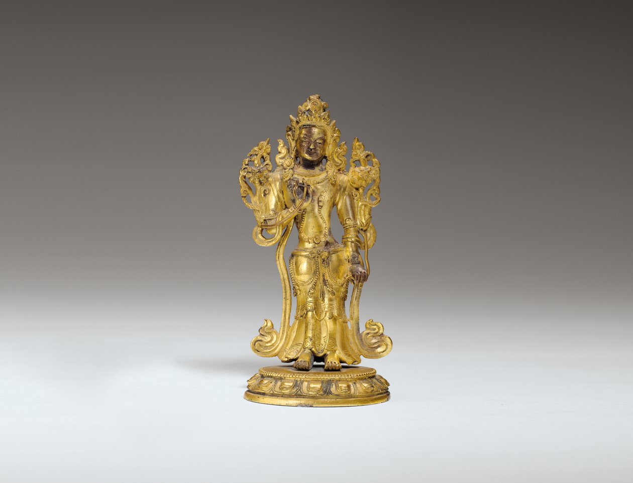 Figur af en Bodhisattva, 18.-19. århundrede af Unbekannt