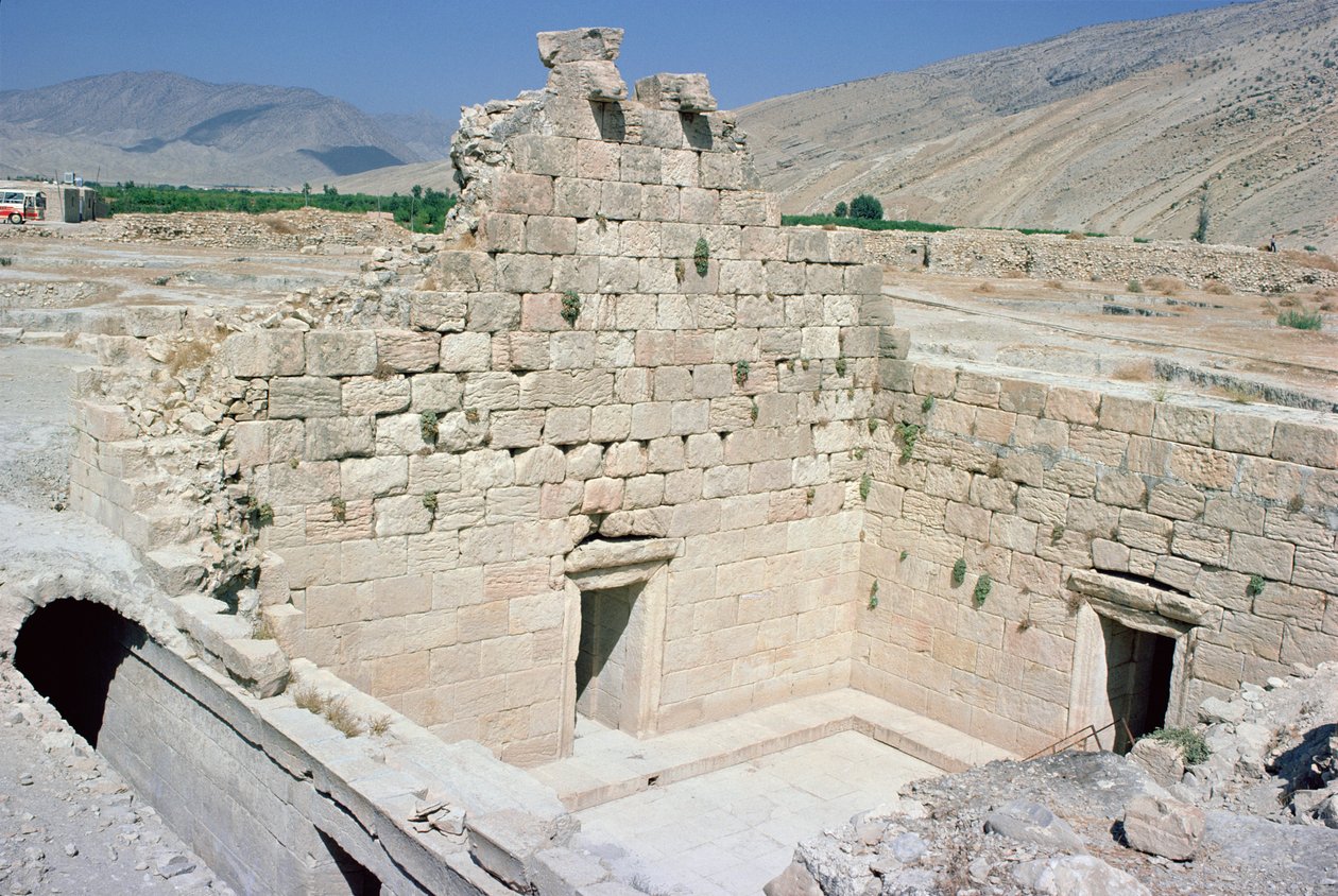 Ildtempel, Sassanian, 3. århundrede (foto) af Unbekannt