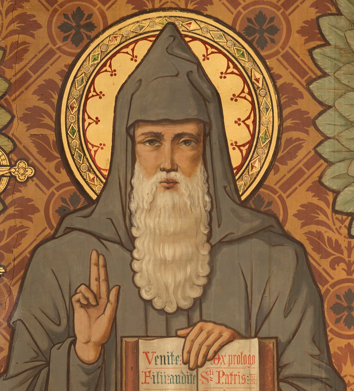 Tidligere kloster. Vægmalerier. Louis Bert de l