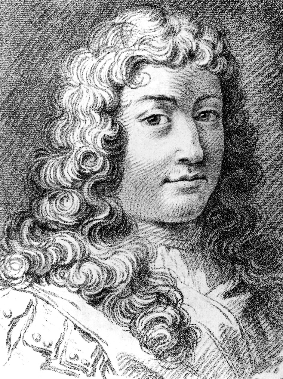 Francois de La Rochefoucauld (1613-1680) fransk forfatter og moralist, kobberstik af Unbekannter Künstler