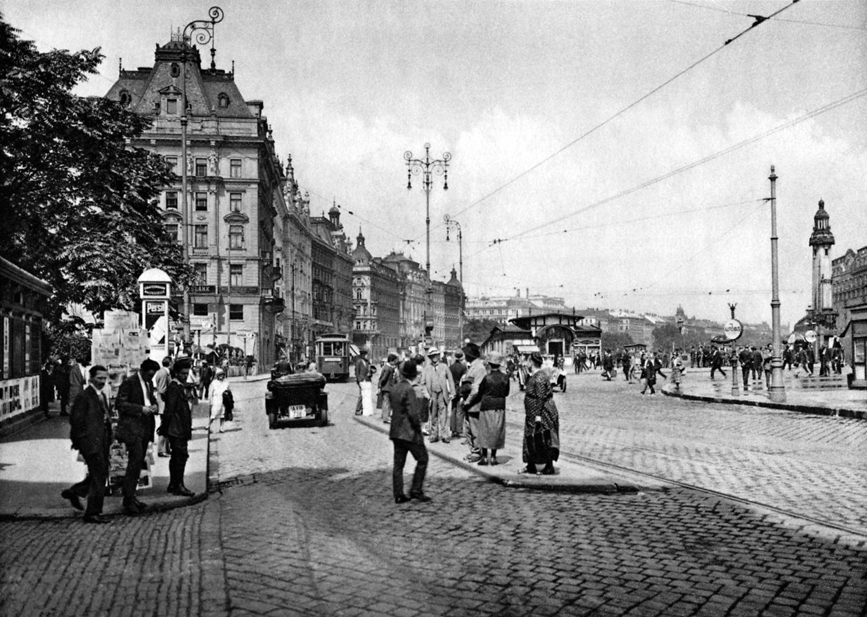 Franz Josef- Kai , Wien, Østrig af Unbekannter Künstler