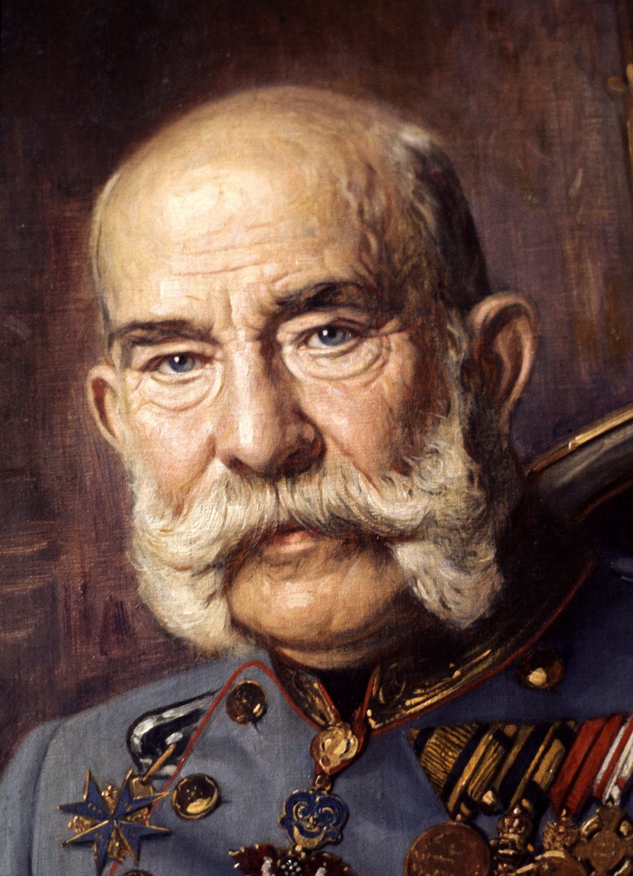 Franz Joseph af Habsburg, ca. 1910 (illustration) af Unbekannter Künstler
