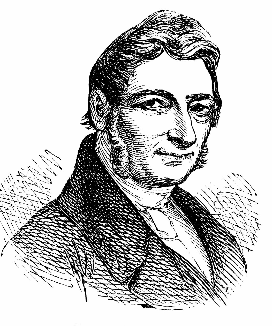 Franz Xaver Gabelsberger (1789-1849) opfinder af et stenografisk system af Unbekannter Künstler