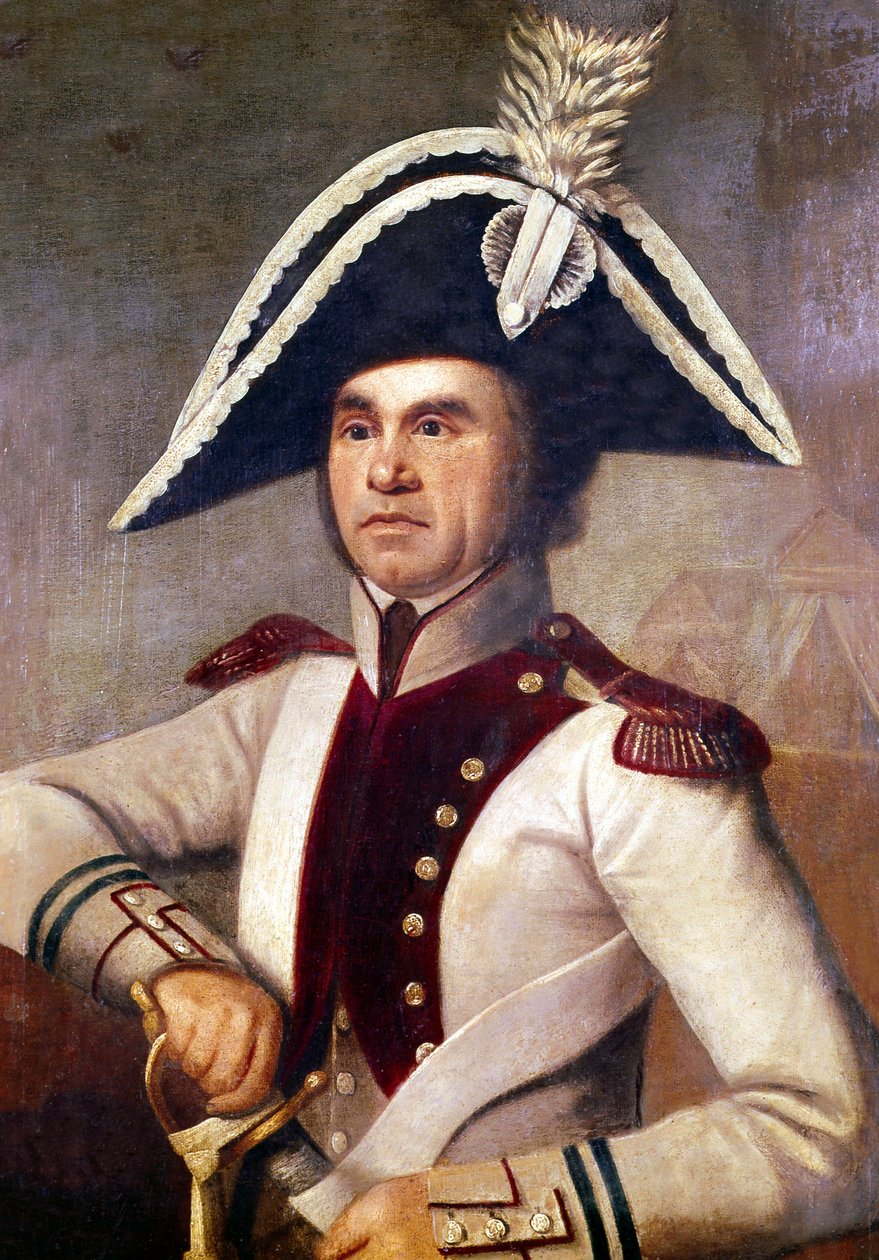 Fransk officer dræbt i 1793 under krigene i Vendee på tidspunktet for den franske revolution Frankrig af Unbekannter Künstler