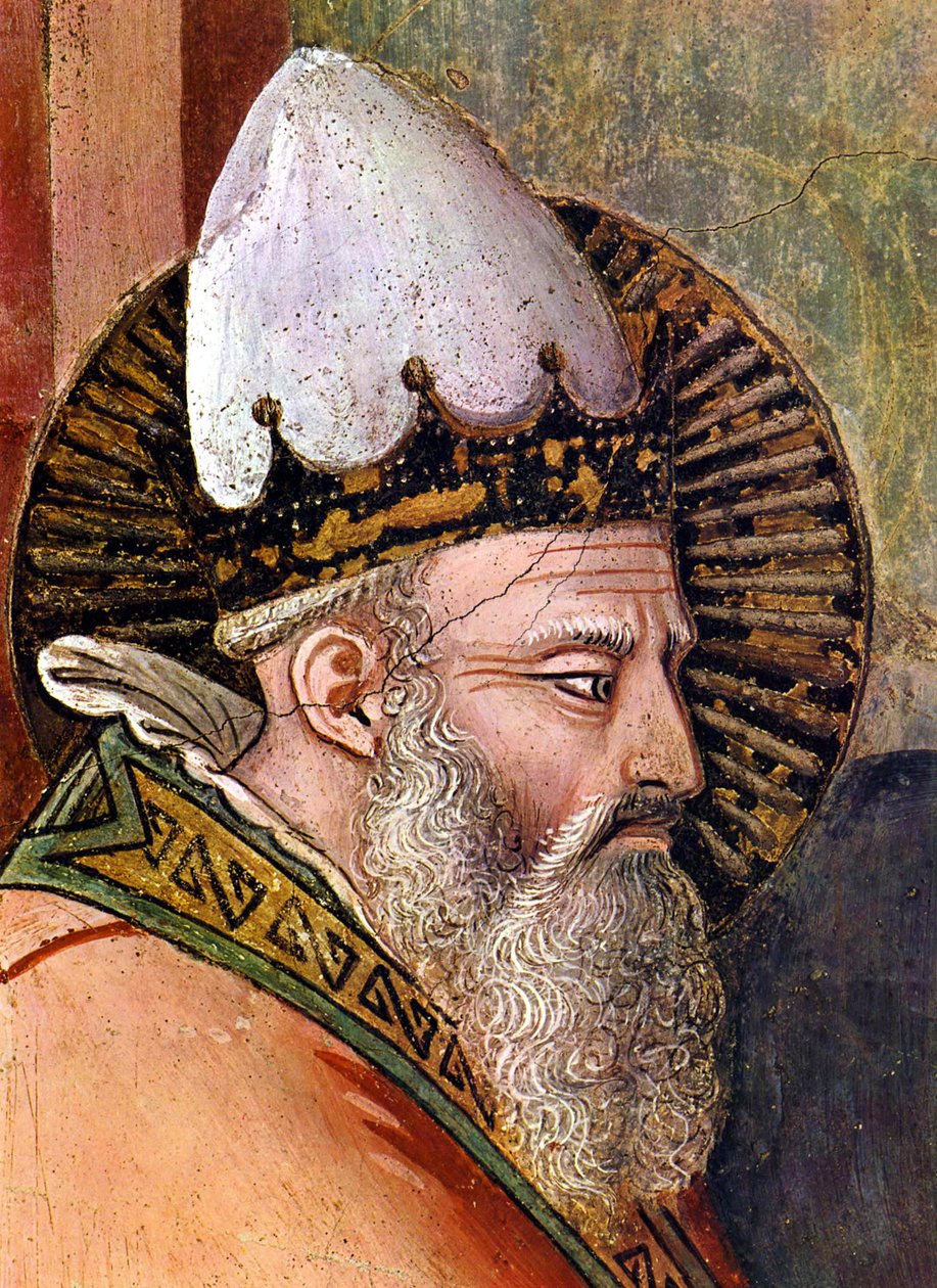 Freske af Maso di Banco (1341 - 1346), detalje af Historien om nytårsaften (freske) af Unbekannter Künstler