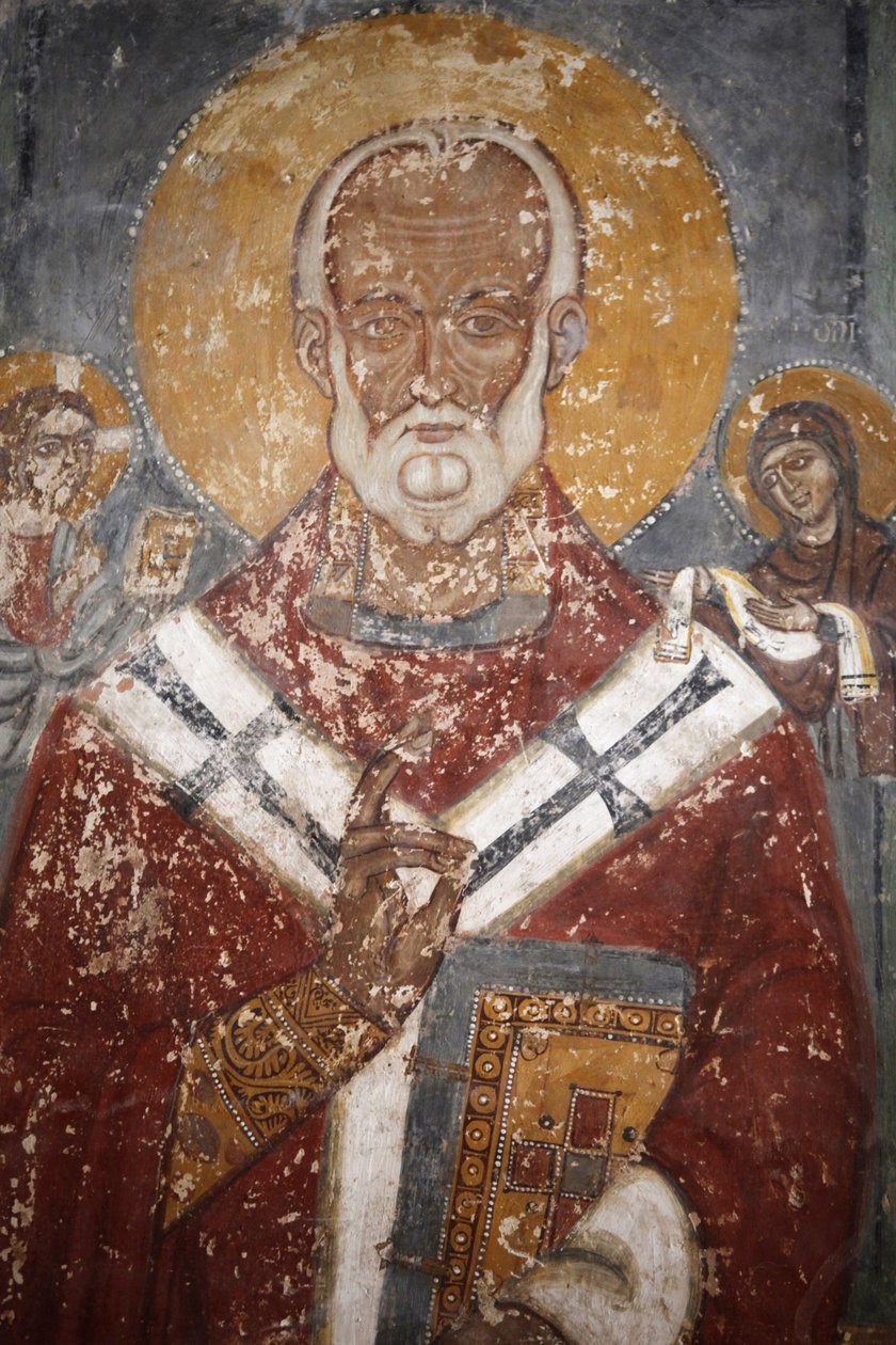 Fresco i Nardo katedral, Apulien, Nardo, Italien af Unbekannt