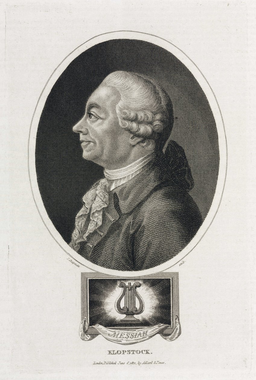 Friedrich Gottlieb Klopstock, tysk digter af Unbekannt