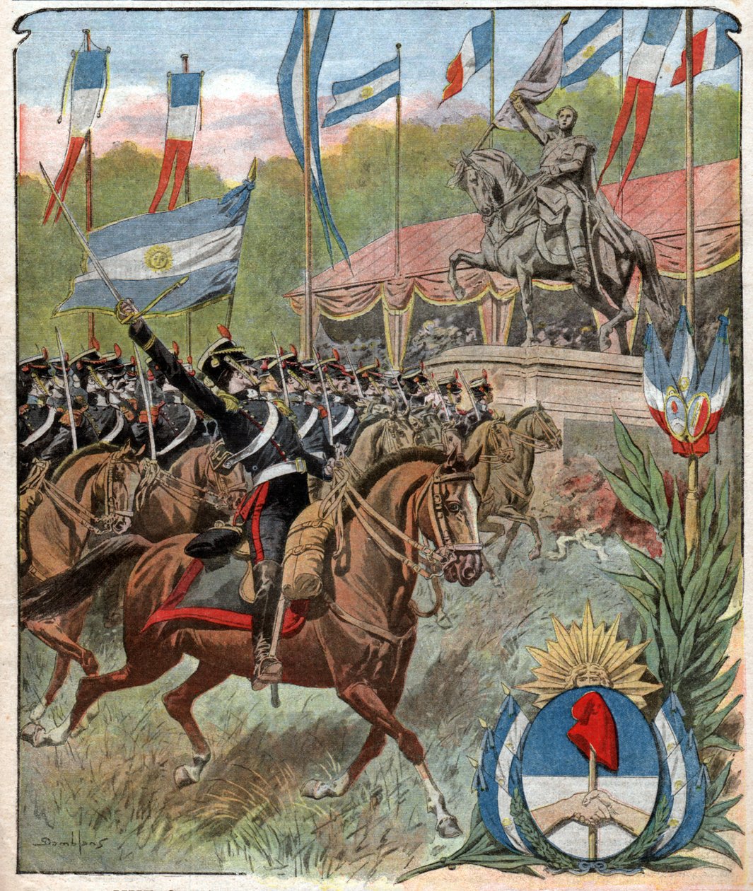 General José de Martin. af Nicolas Liez