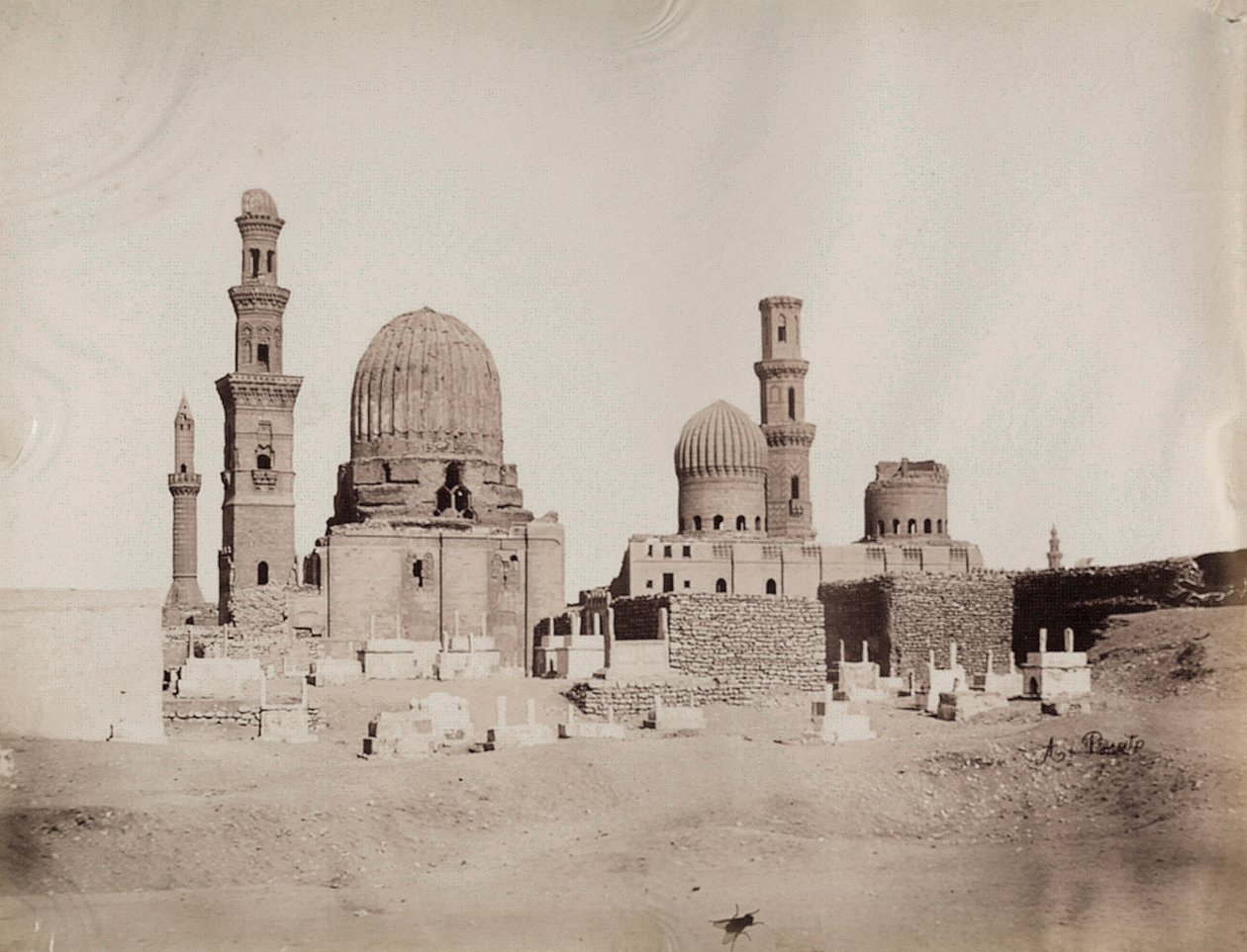 Generelt billede af mamelukkernes grave, Cairo af Unbekannter Künstler