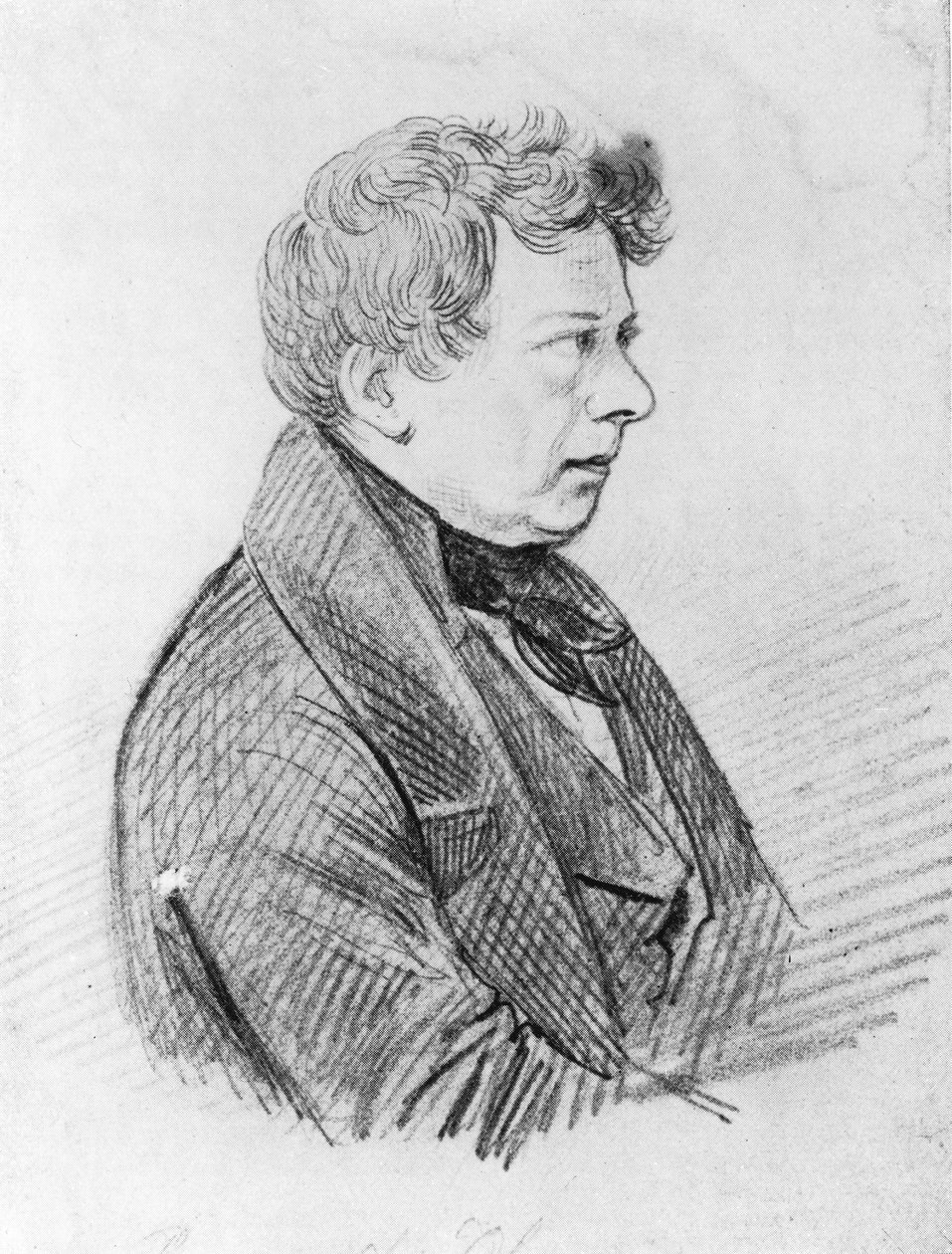 Georg Simon Ohm, tysk fysiker, ca 1820 af Unbekannt