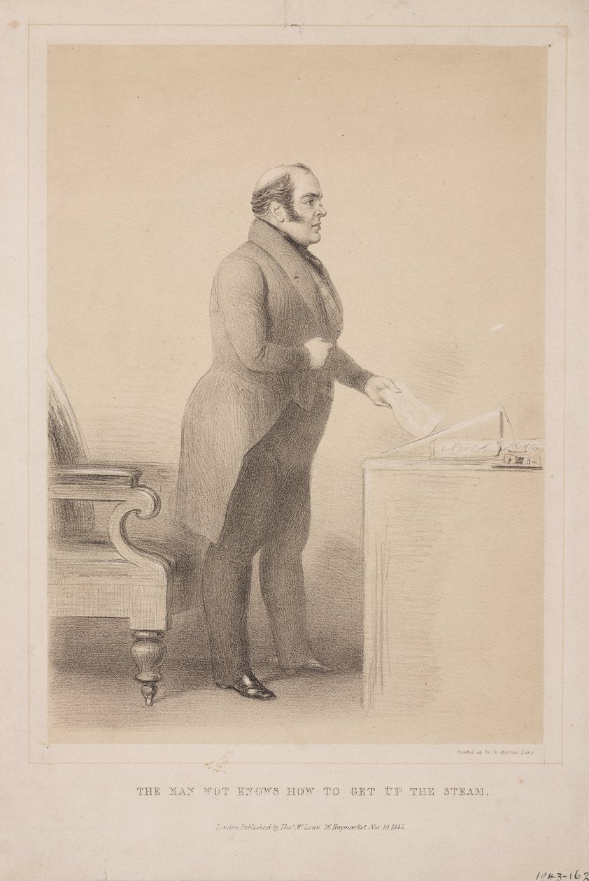 George Hudson, formand for den engelske jernbane af Unbekannt