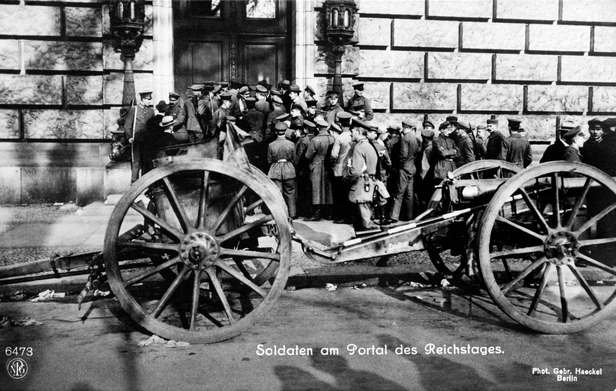 Den tyske revolution (novemberrevolutionen) af Unbekannter Künstler