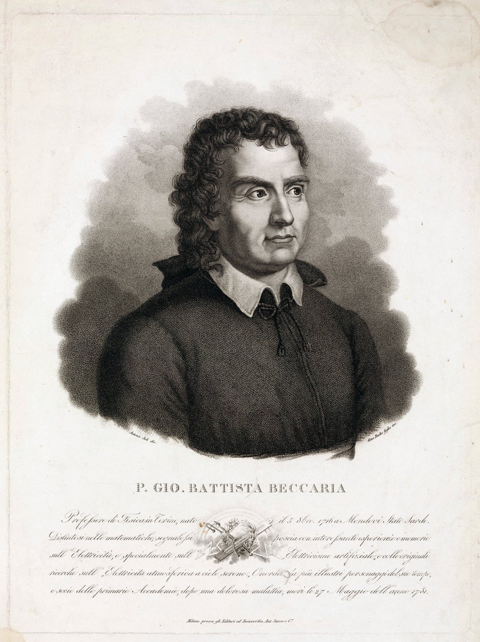 Giambattista Beccaria, italiensk præst og videnskabsmand af Unbekannt