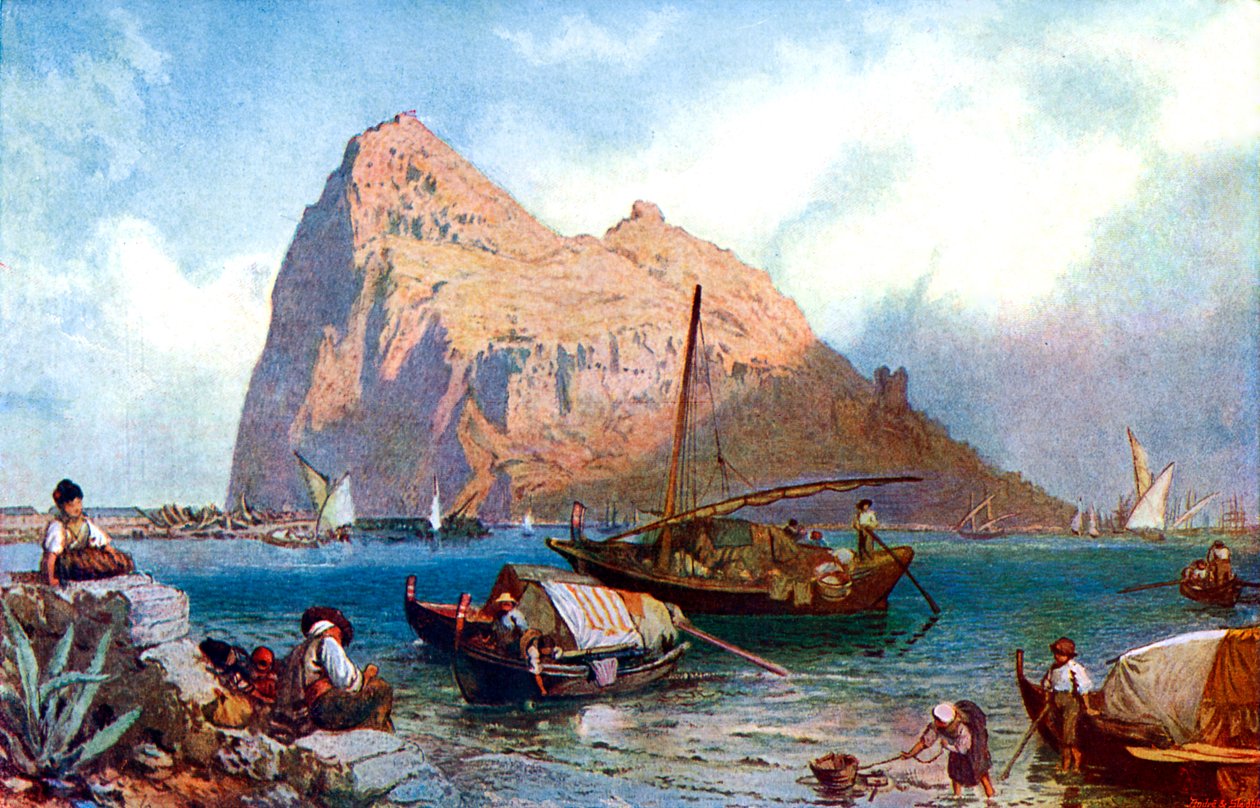 Gibraltar af Unbekannter Künstler