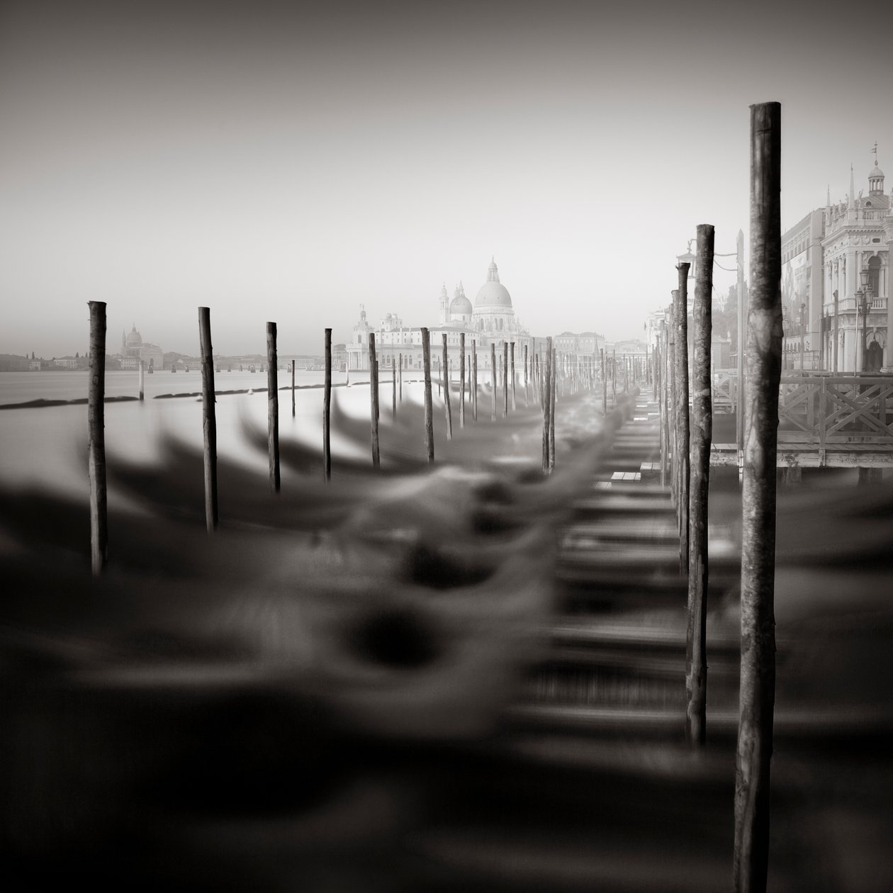 Gondol - Studie 8 Venedig, Italien, 2013 (s/h-billede) af Leopold Blonder