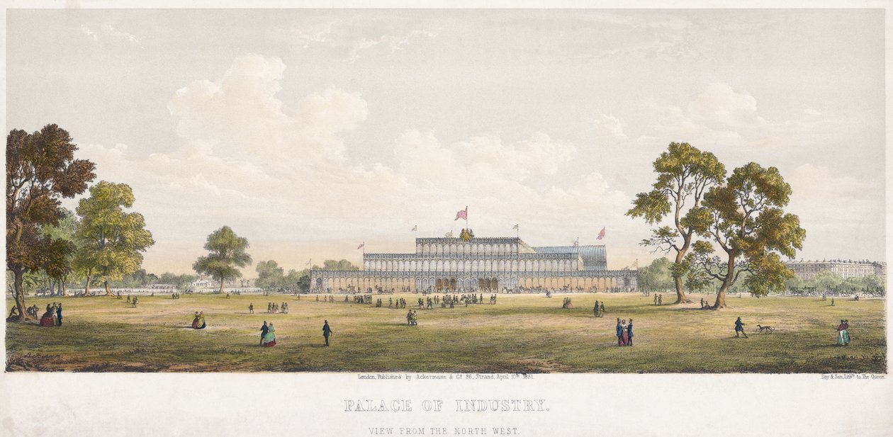 Stor udstilling i Hyde Park 1851 af Unbekannter Künstler