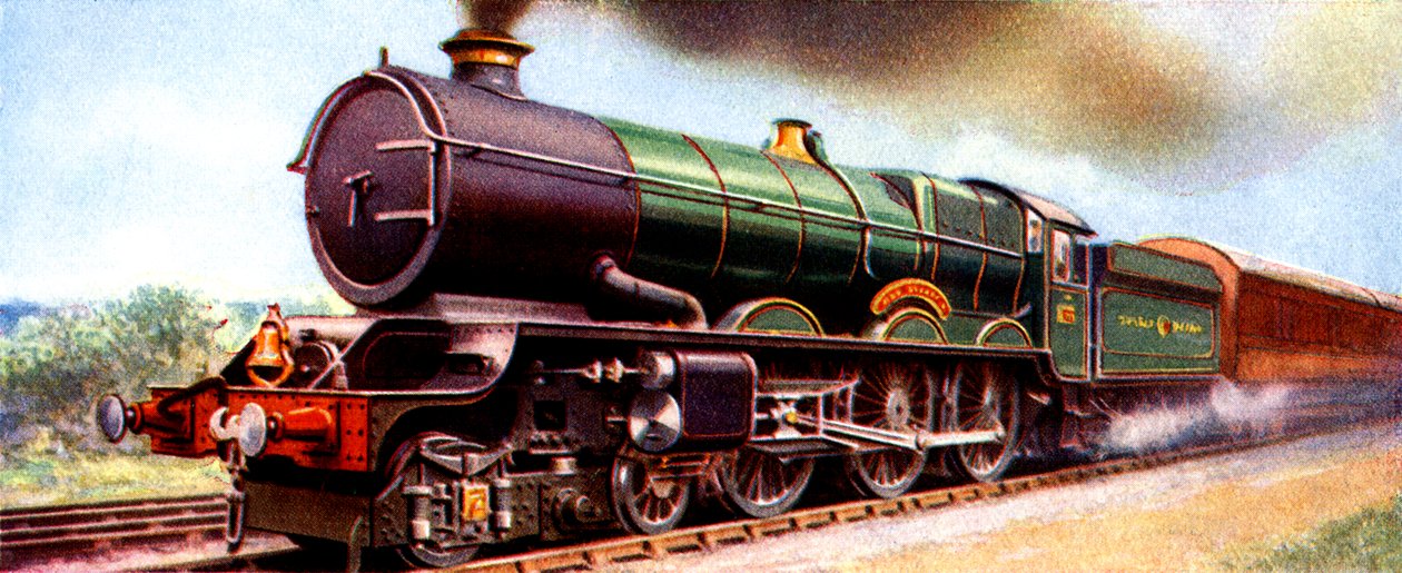 Tog fra Great Western Railway - King George V af Unbekannter Künstler