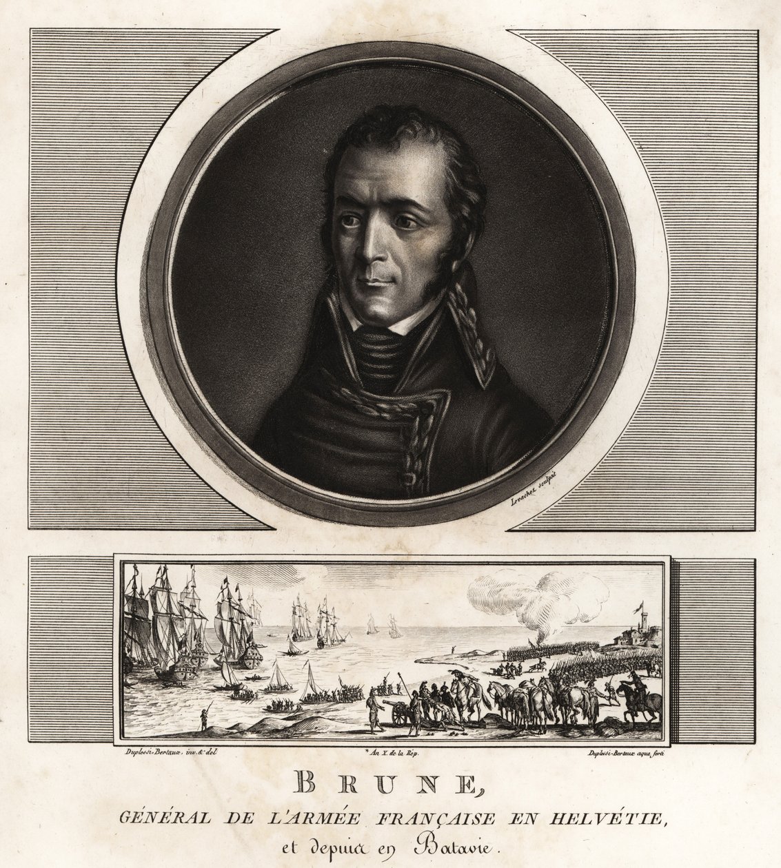 Guillaume Brune, general for den franske og helvetianske hær af Unbekannt