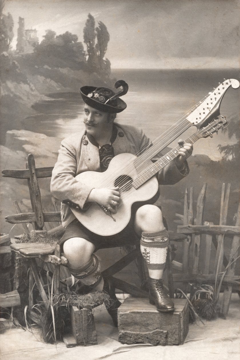 Gustav Rechl, Tyskland 1908 (s/h-billede) af Unbekannter Künstler