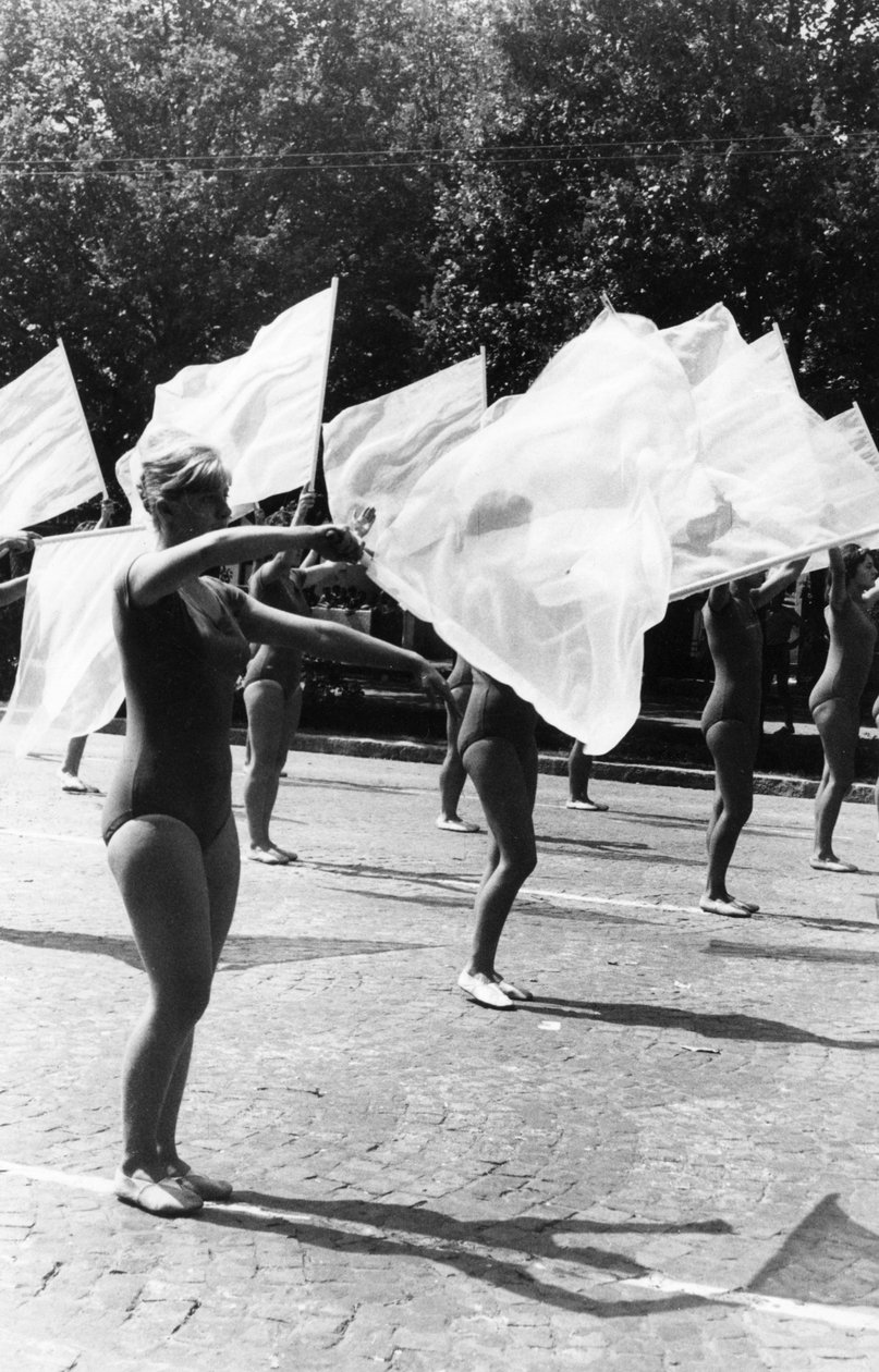 Gymnaster parade i Bukarest. af Unbekannt