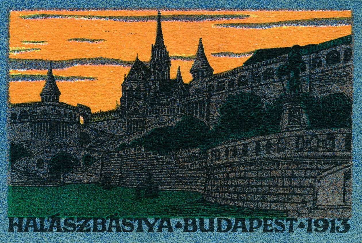 Fiskerbastionen i Budapest af Unbekannter Künstler