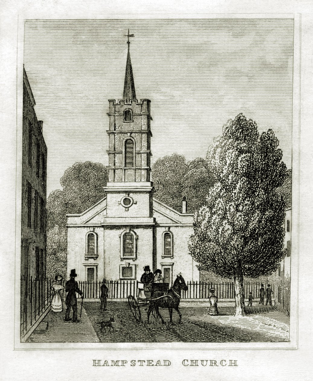 Hampstead Kirke af Unbekannt