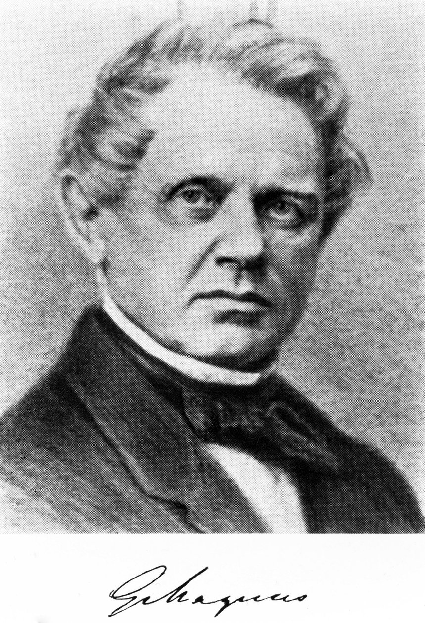 Heinrich Magnus, tysk kemiker og fysiker, midten af det 19. århundrede af Unbekannt